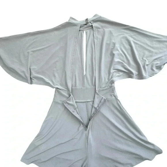 Nude Women’s Romper with open Chest and Back. Small - Picture 4 of 12